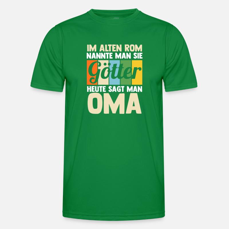 Großmutter Großmama Omi Oma Männer Funktions-T-Shirt
