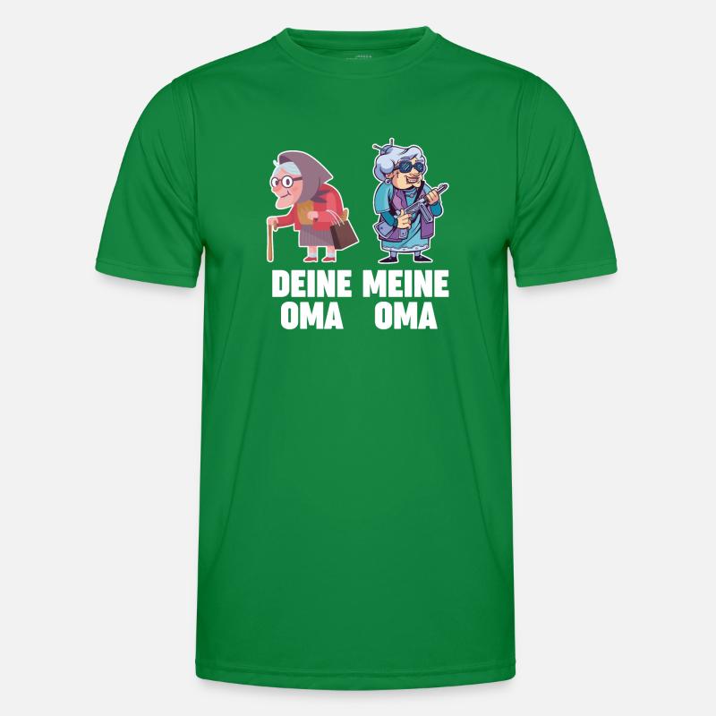 Großmutter Großmama Omi Oma Männer Funktions-T-Shirt