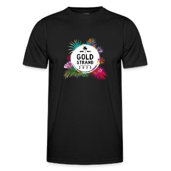 Golden Sands 2023 Colorful - Men's Functional T-Shirt - black - Front - AI Model Male 178 dark (178cm)