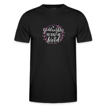 Marraine - T-shirt sport Homme - noir - Devant - AI Model Male 178 dark (178cm)