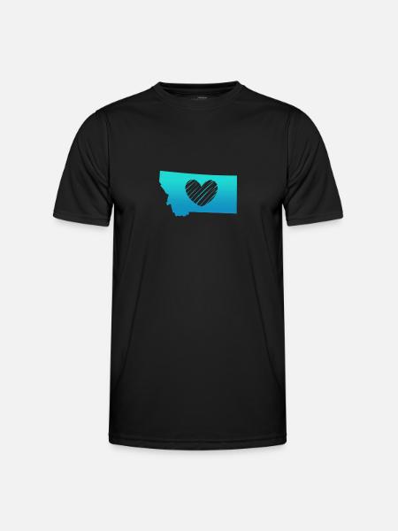 Montana - Men's Functional T-Shirt - black