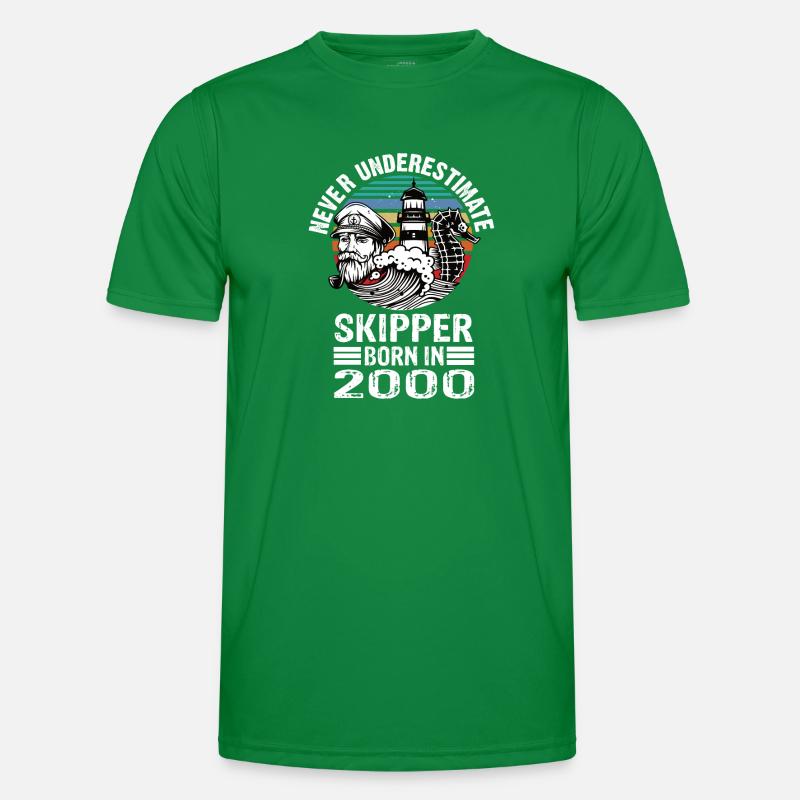 Never Underestimate Skipper né en 2000 T-shirt sport Homme