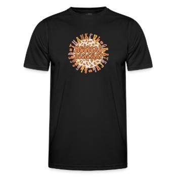 Assistant médical Thanksgiving Med Assistant Cadeaux - T-shirt sport Homme - noir - Devant - AI Model Male 178 dark (178cm)