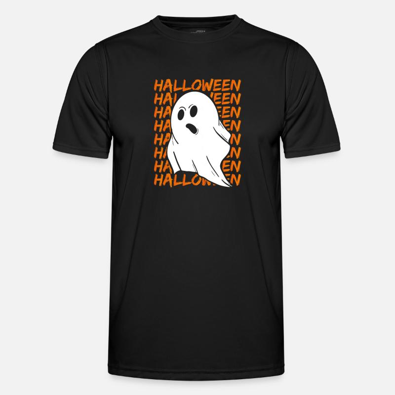 Halloween erschreckender Geist Männer Funktions-T-Shirt