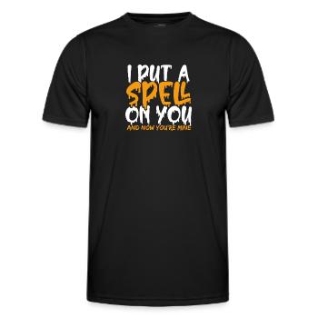Cast a spell - Men's Functional T-Shirt - black - Front - AI Model Male 178 dark (178cm)