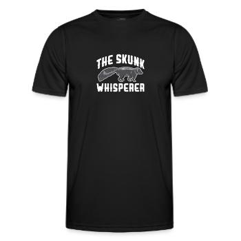 Mouffette - T-shirt sport Homme - noir - Devant - AI Model Male 178 dark (178cm)