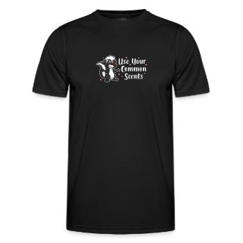 Mouffette - T-shirt sport Homme - noir - Devant - AI Model Male 178 dark (178cm)