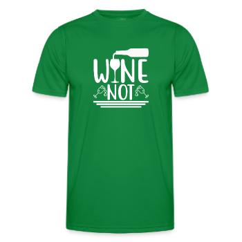 Vin pas - T-shirt sport Homme - vert - Devant - AI Model Male 178 dark (178cm)