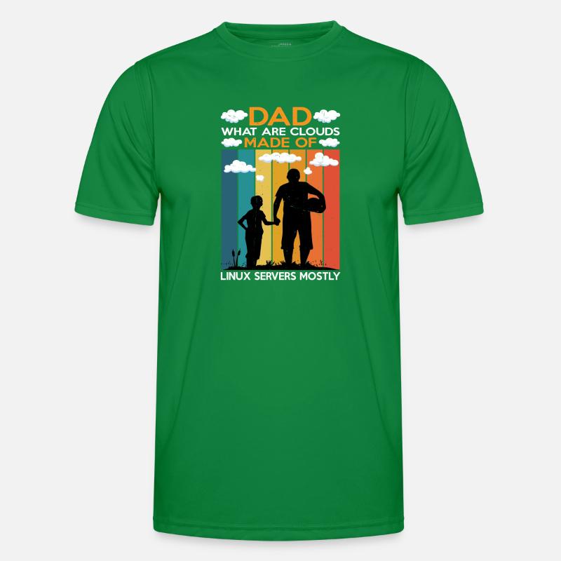 De quoi sont faits les clouds, les serveurs Linux principalement 7 T-shirt sport Homme