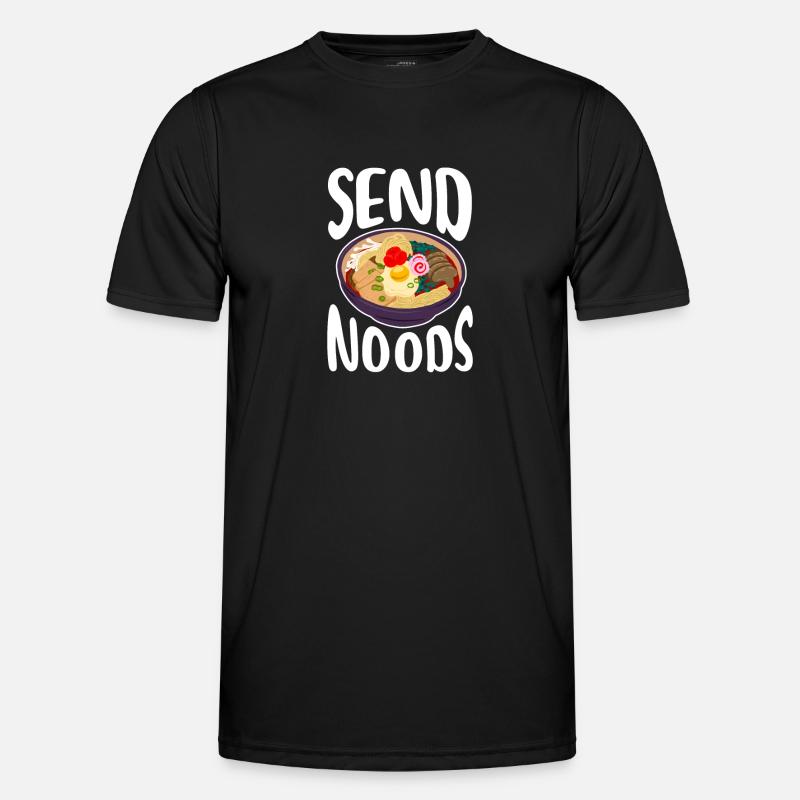 Ramen - Männer Funktions-T-Shirt - Schwarz