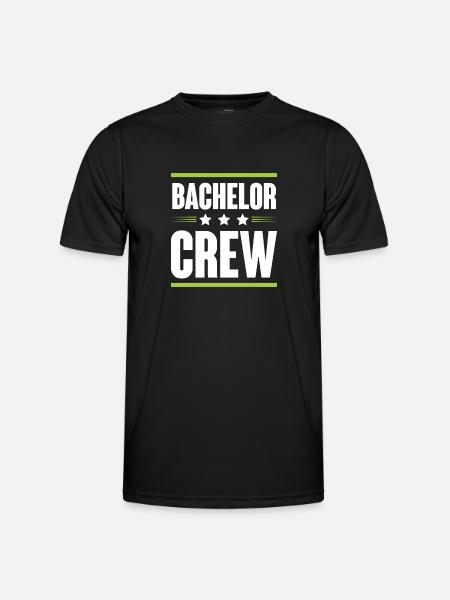 Bachelor Crew - Men's Functional T-Shirt - black