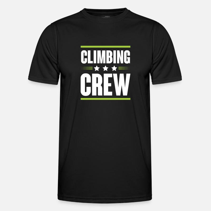 Climbing Crew - Men's Functional T-Shirt - black
