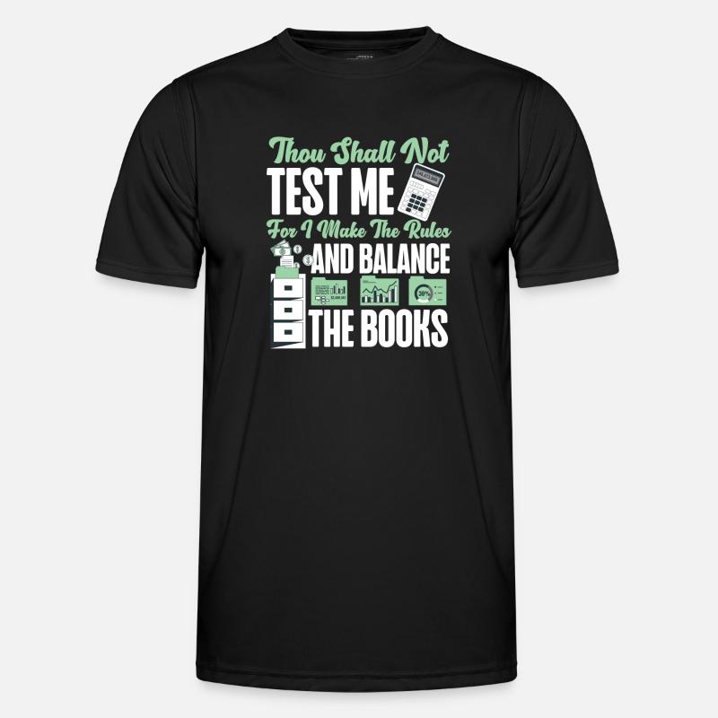 Comptable Comptable Comptable - T-shirt sport Homme - noir