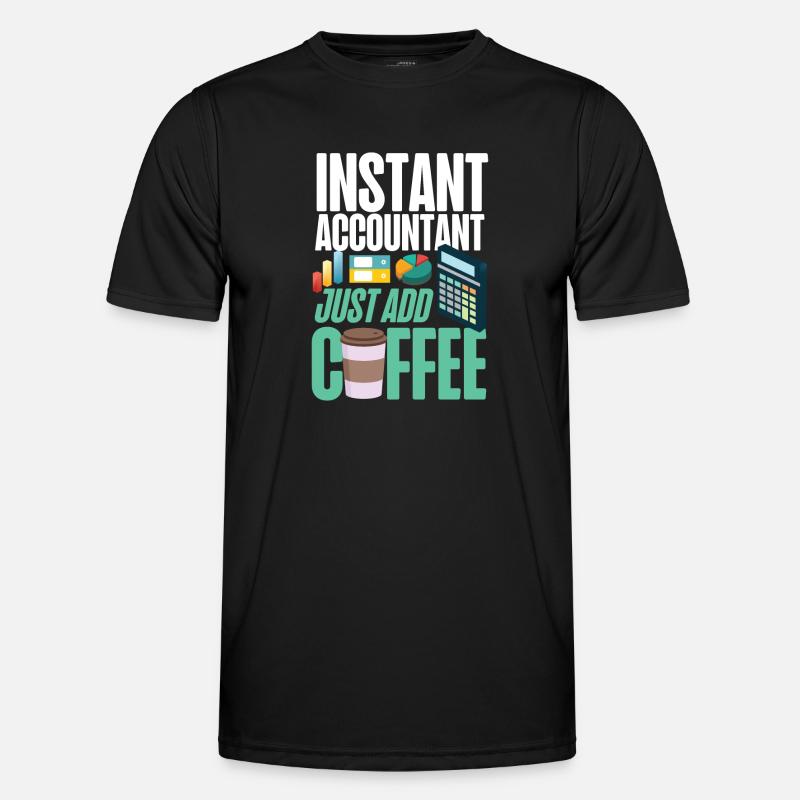 Comptable Comptable Comptable - T-shirt sport Homme - noir