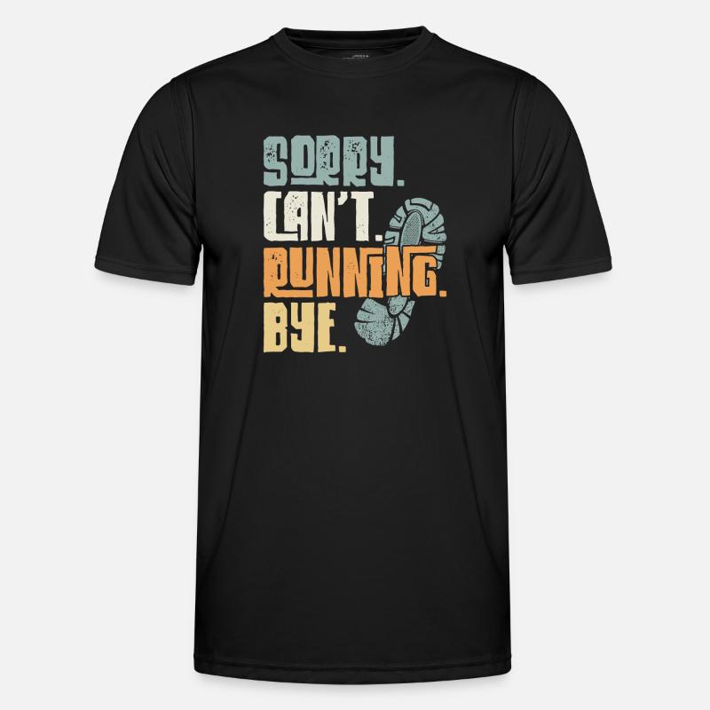 Running Runner Half Marathon - Men's Functional T-Shirt - black