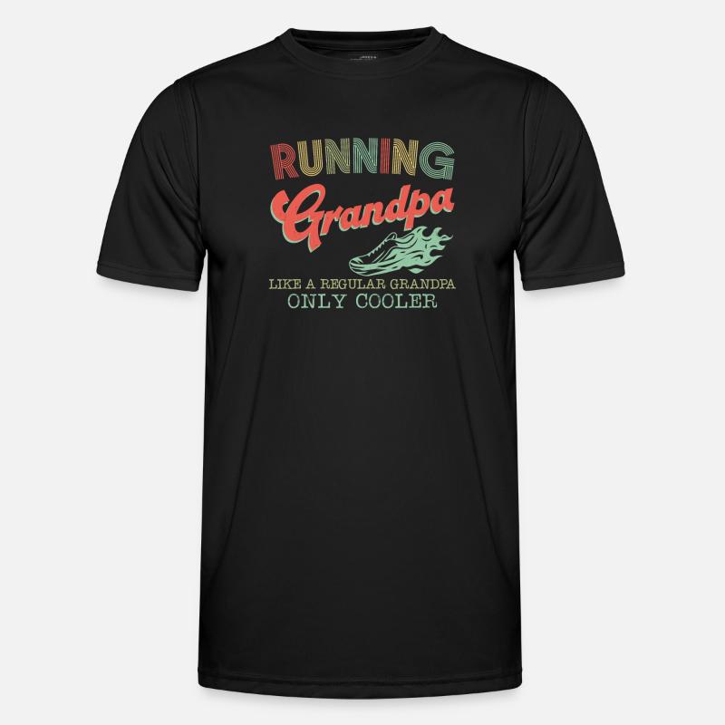 Running Runner Half Marathon - Männer Funktions-T-Shirt - Schwarz