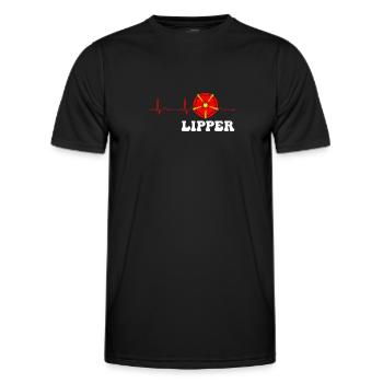 Lipper Lipperland Ostwestfalen Lippe - Männer Funktions-T-Shirt - Schwarz - Vorne - AI Model Male 178 dark (178cm)