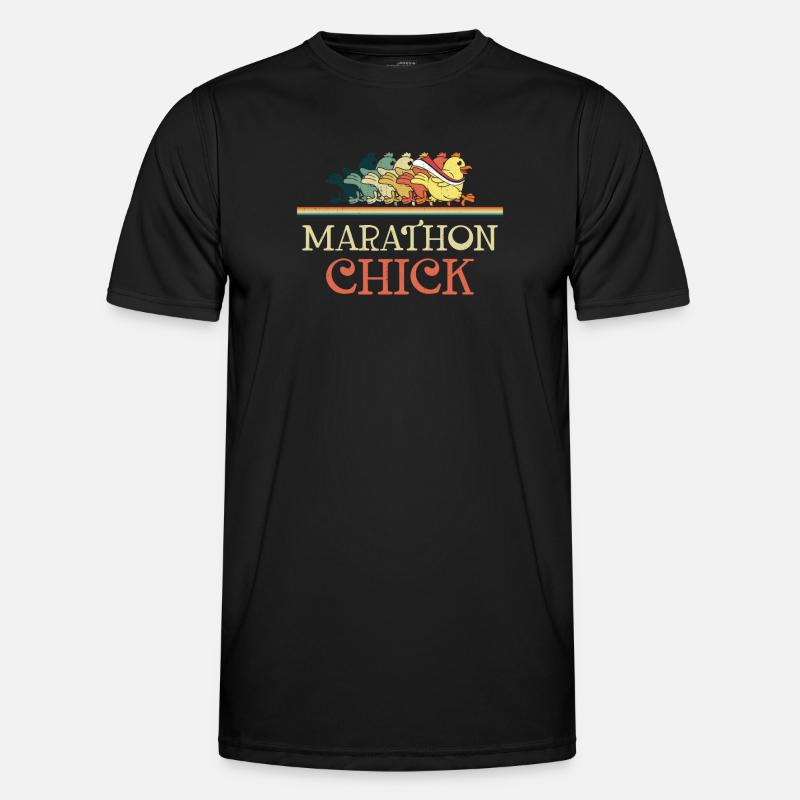 Running Runner Half Marathon - Männer Funktions-T-Shirt - Schwarz