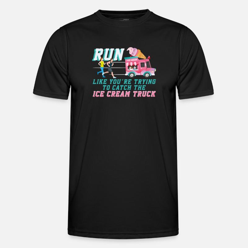 Running Runner Half Marathon - Männer Funktions-T-Shirt - Schwarz