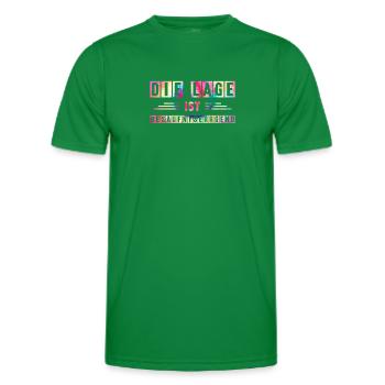 L’emplacement est ivre vintage boozing - T-shirt sport Homme - vert - Devant - AI Model Male 178 dark (178cm)