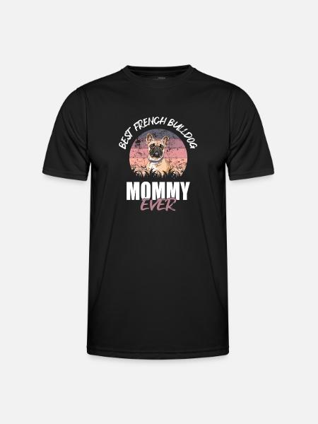 French Bulldog - Men's Functional T-Shirt - black