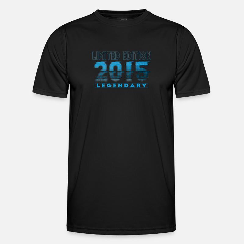 Limited Edition 2015 Graffiti - Männer Funktions-T-Shirt - Schwarz