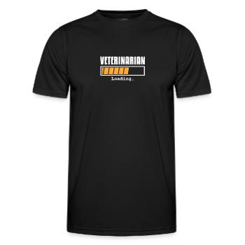 Tierarzt - Männer Funktions-T-Shirt - Schwarz - Vorne - AI Model Male 178 dark (178cm)