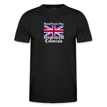 Royaume-Uni - T-shirt sport Homme - noir - Devant - AI Model Male 178 dark (178cm)