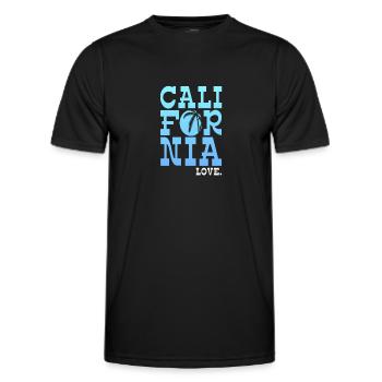 Kalifornien - Männer Funktions-T-Shirt - Schwarz - Vorne - AI Model Male 178 dark (178cm)