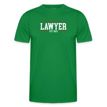 Rechtsanwalt 2023 - Männer Funktions-T-Shirt - Kelly Green - Vorne - AI Model Male 178 dark (178cm)
