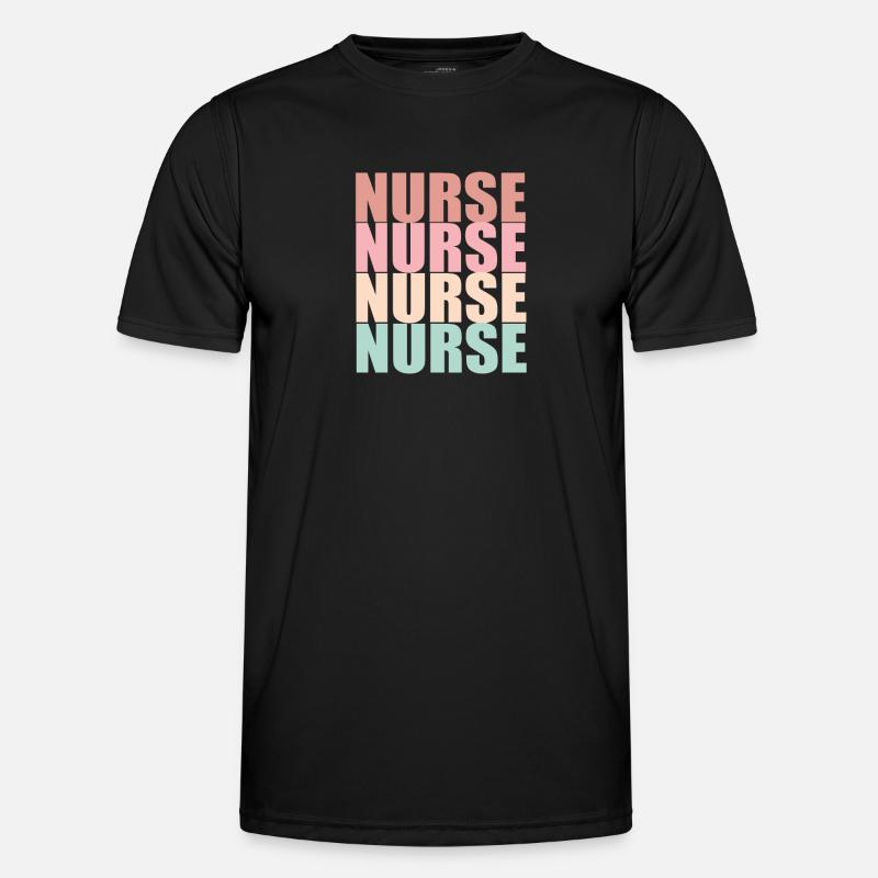 KRANKENSCHWESTER Pflegerin - Männer Funktions-T-Shirt - Schwarz