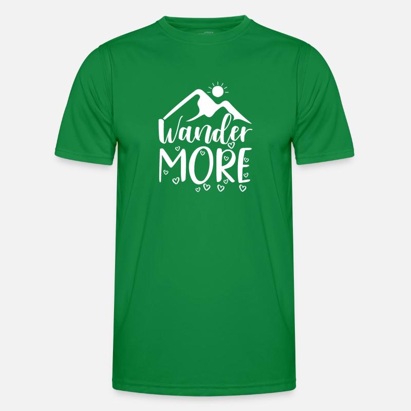 Wandert mehr Wandershirt Männer Funktions-T-Shirt