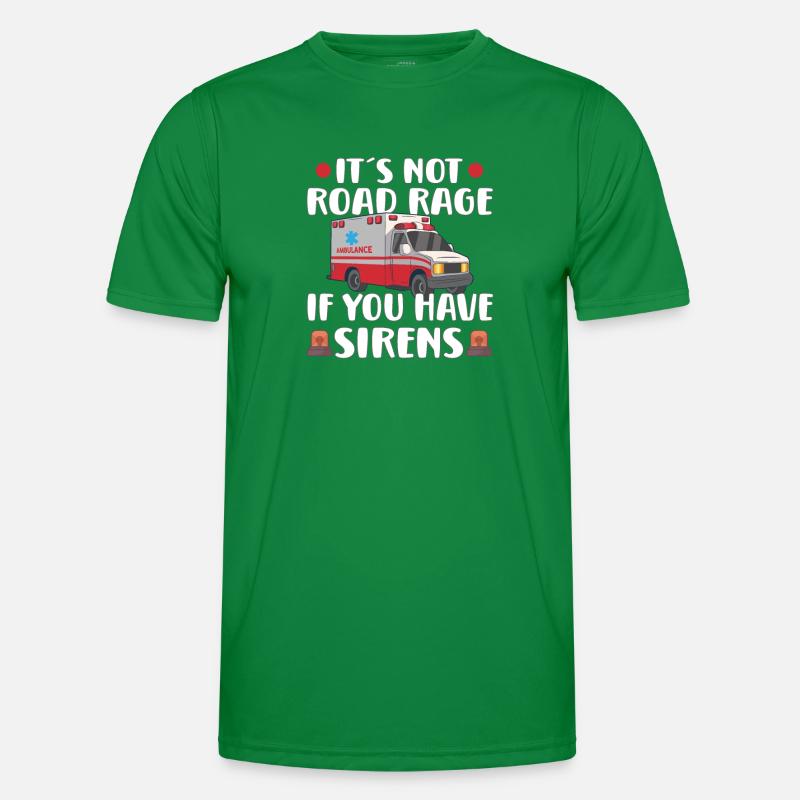 Paramedic First Responder Ambulance Driver Men's Functional T-Shirt