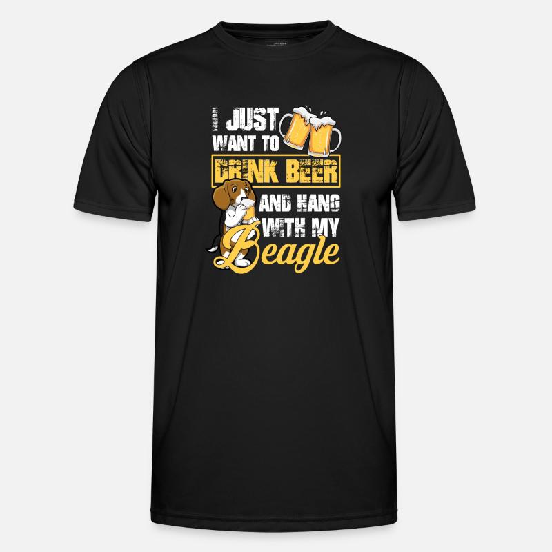 Bier Trinken Männer Funktions-T-Shirt