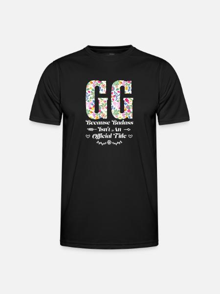 Großmutter GG Oma Geschenk - Männer Funktions-T-Shirt - Schwarz