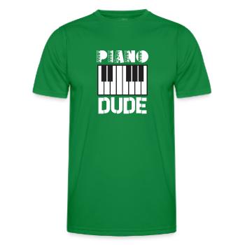 Pianiste Funny Piano Keyboard - T-shirt sport Homme - vert - Devant - AI Model Male 178 dark (178cm)