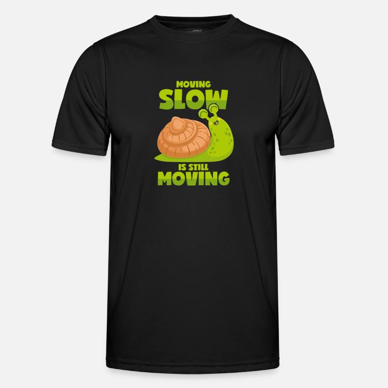 Slow Snail - Motivation Men's Functional T-Shirt