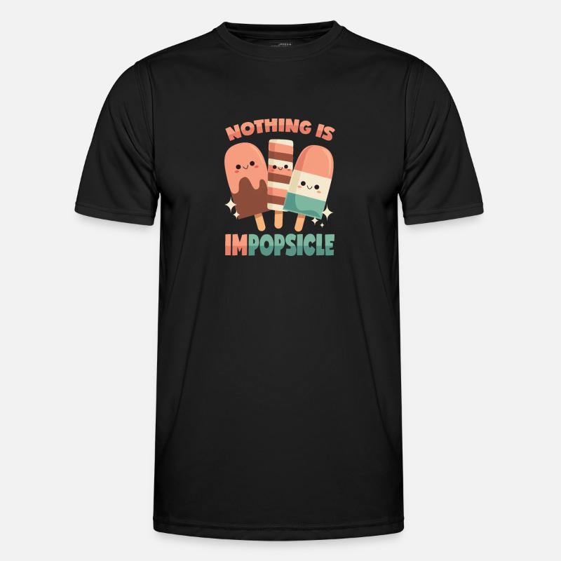 Popsicles: Nothing is impossible! - Men's Functional T-Shirt - black