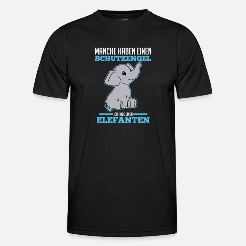 Dickhäuter Rüsseltier Elefant Männer Funktions-T-Shirt