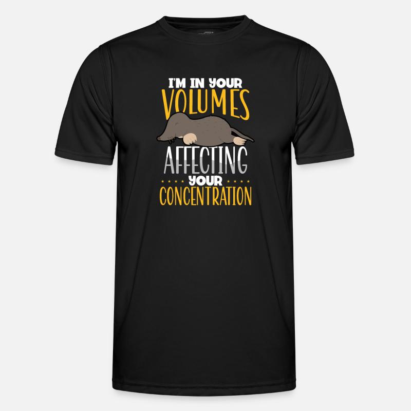 Ihre Konzentration Beeinträchtigen - Männer Funktions-T-Shirt - Schwarz