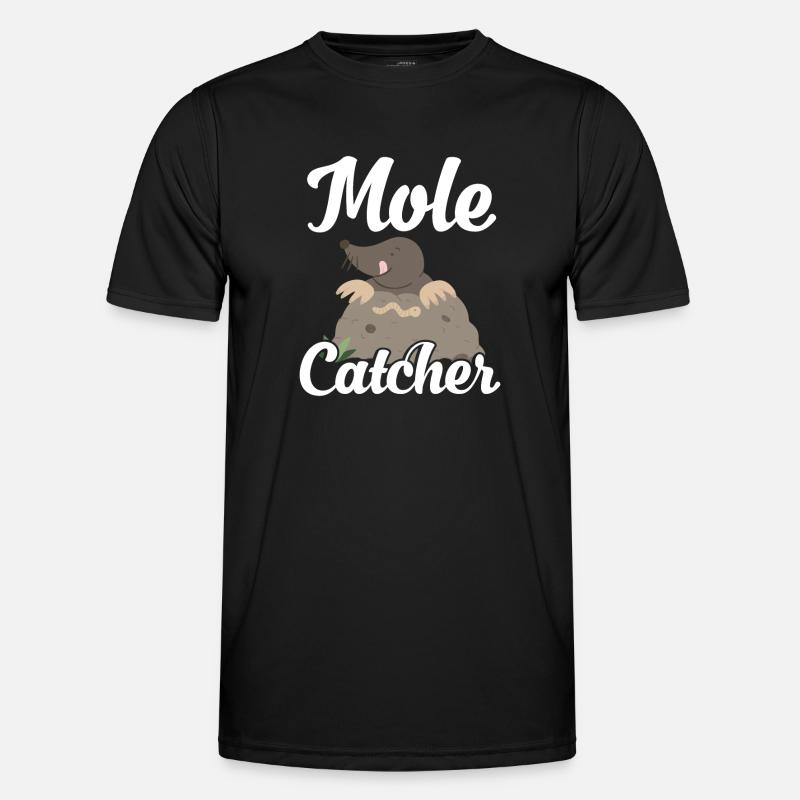 Mole catcher - Men's Functional T-Shirt - black
