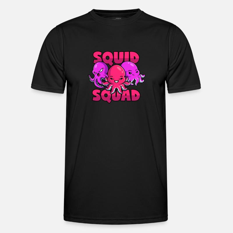 Squid Squad, Octopus Team, Octopus Clan Men's Functional T-Shirt
