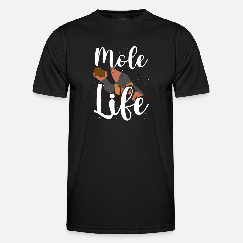Mole life - Men's Functional T-Shirt - black