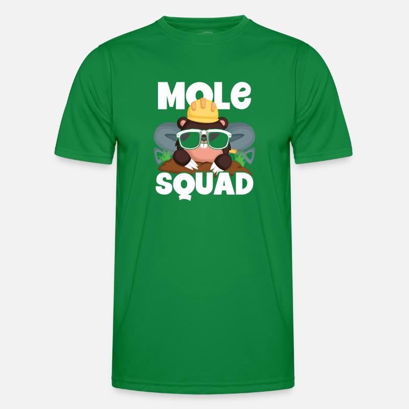 Mole troop with sunglasses Men's Functional T-Shirt