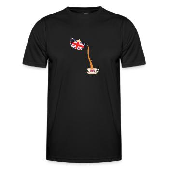 United Kingdom UK England Great Britain Gift - Men's Functional T-Shirt - black - Front - AI Model Male 178 dark (178cm)