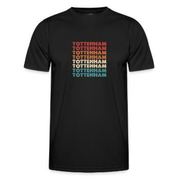 Tottenham Royaume-Uni Royaume-Uni Angleterre Cadeau - T-shirt sport Homme - noir - Devant - AI Model Male 178 dark (178cm)