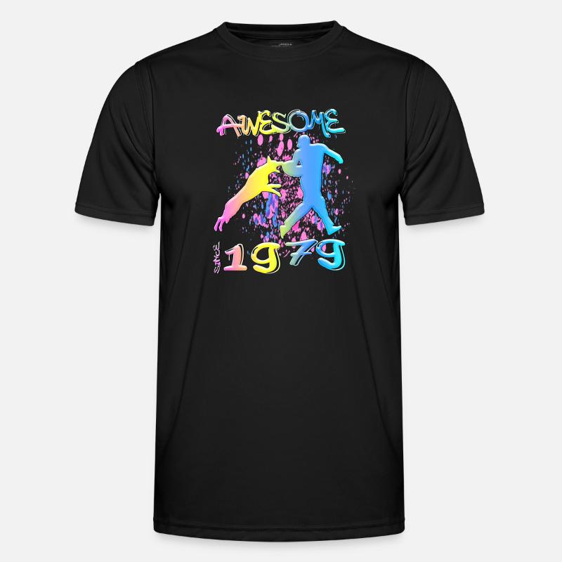 Awesome since 1979. Agility, Hundetraining - Men's Functional T-Shirt - black