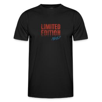 Limited Edition 1967 Vintage - Men's Functional T-Shirt - black - Front - AI Model Male 178 dark (178cm)