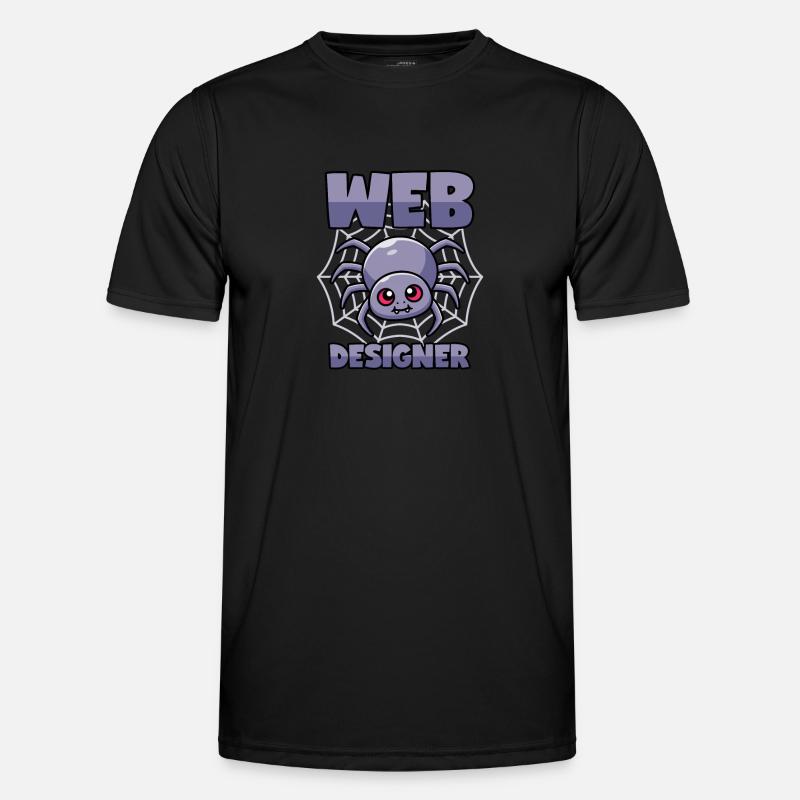 Spider: Concepteur Web T-shirt sport Homme