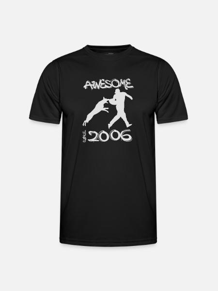 Awesome since 2006. Agility, Hundetraining - Men's Functional T-Shirt - black